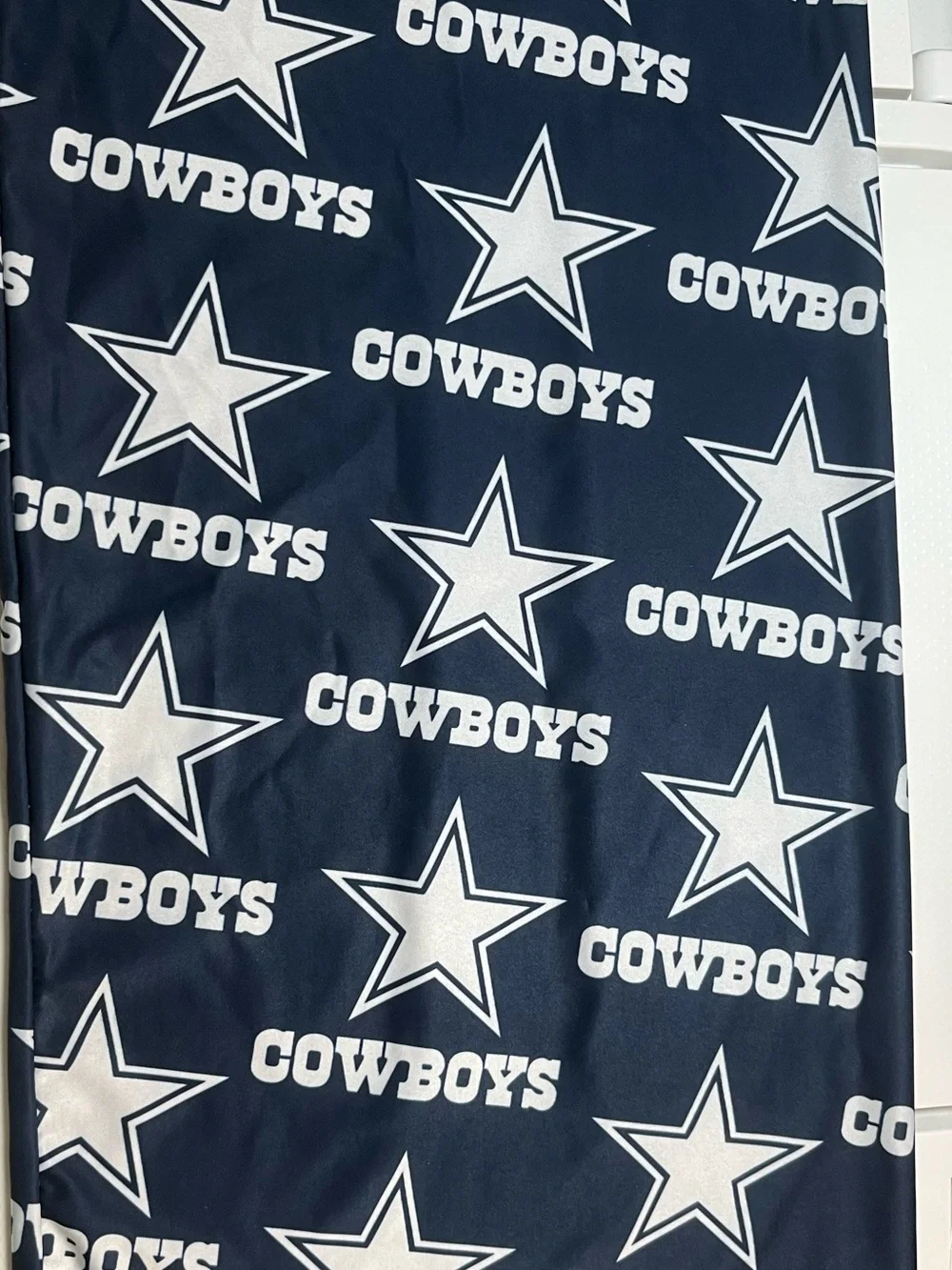 Vintage Dallas Cowboys neck gaiter in navy blue with white stars & logo